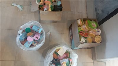 اعدام 180 عبوة مستحضرات تجميلية بالغردقة