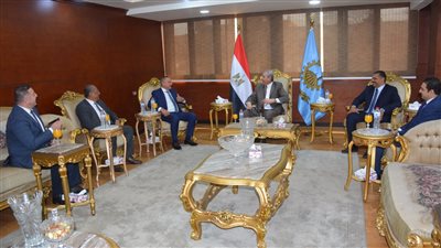 محافظ الغربية يستقبل رئيس صندوق التنمية الحضرية 