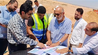 رئيس جهاز العبور الجديدة يتفقد أعمال الطرق والمرافق بالمناطق المضافة