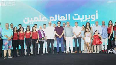 وزيرا الثقافة والشئون النيابية والرئيس التنفيذي للمتحدة يشهدون أوبريت 