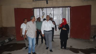 محافظ القليوبية يتفقد أعمال تطوير مجزر حي غرب شبرا الخيمة