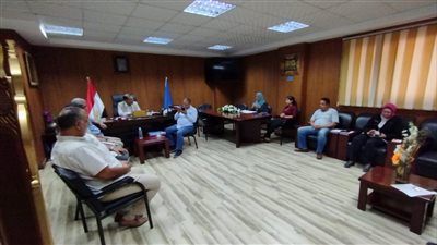 وكيل صحة البحيرة يترأس إجتماع لجنة السلامة والصحة المهنية 