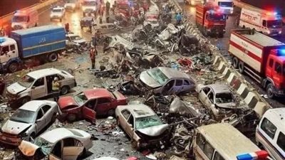 أحمد موسى يكشف  مفاجأة عن الصورة المتداولة لحادث الطريق الدائري (فيديو)