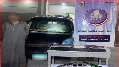  مصرع عنصرين إجراميين شديدى الخطورة وضبط آخر بالمنيا