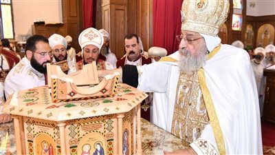 البابا تواضروس يدشن كنيسة جديدة بمناسبة عيد العذراء.. بالتفاصيل والصور