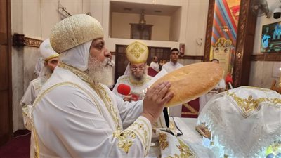 شاهد احتفالية مطرانية حلوان  بعيد “صعود العذراء مريم”