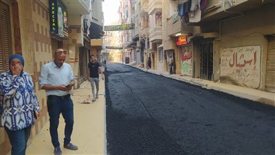 محافظ الغربية الانتهاء من رصف الطبقة الرابطة بشارع جاب الله بحى أول المحلة