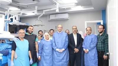 بدء التشغيـل التجريبـي لأحـدث جهـاز قسطـرة قلبيـة وافتتاح وحـدة غسيـل كلـوي بمستشفيات المنوفية