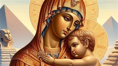 دير الشهيد مارجرجس بالرزيقات يحتفل بعيد العذراء