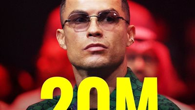 قناة كريستيانو رونالدو على يوتيوب تحطم رقم قياسي تاريخي