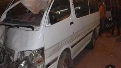 مصرع وإصابة 10 في حادث تصادم بطريق طنطا - بسيون