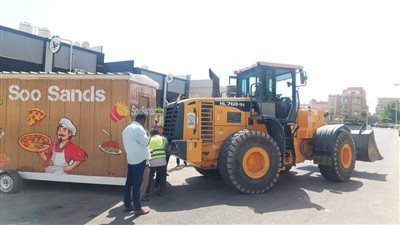 جهاز مدينة الشيخ زايد يضبط مخالفات الورش ومحلات السويقة     