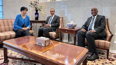 وزير الخارجية يشارك في إفطار عمل مع محافظة طوكيو