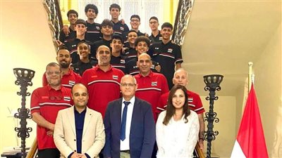 سفير مصر في صوفيا يستضيف بعثة منتخب مصر للكرة الطائرة للناشئين تحت 17 سنة