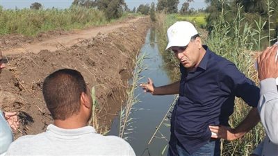 رئيس جهاز تحسين الأراضي يتابع جهود تطهير المساقي والمراوي 
