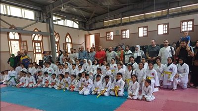 نادي المقاولون يستضيف اختبارات أحزمة الكاراتيه 