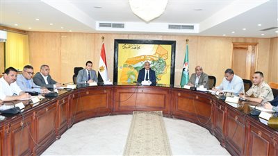 محافظ الفيوم يناقش آليات وخطة عمل المبادرة الرئاسية 