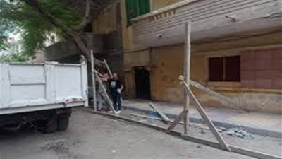 إصابة مسن في انهيار جزئي بكافيتريا بالإسكندرية 