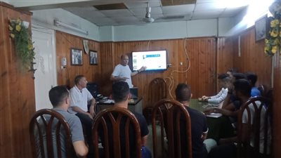  محاضرات فى تعديلات قانون كرة القدم الأخير لحكام الفيوم