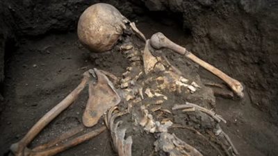 العثور على بقايا رجل وامرأة وكنز أثري في بومبي