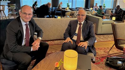 وزير الري يلتقى مدير إدارة المياه بالوكالة السويدية للتعاون الإنمائي 