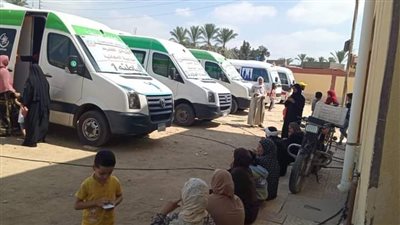 الكشف على 825 مواطن فى أبوصوير البلد بالإسماعيلية 