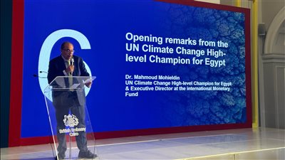 محيي الدين: مصر لديها مشروعات صديقة للبيئة ما يجعلها وجهة جاذبة للاستثمار