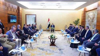 رئيس الوزراء العراقي يستقبل نائب رئيس 