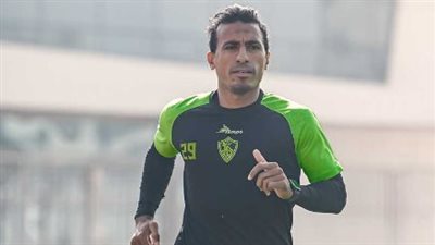 محمد عبدالشافي يشارك في مران الزمالك الجماعي