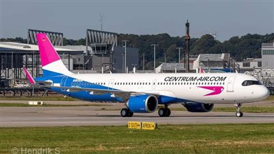 سنتروم اير تتسلم ثاني طائراتها من طراز A321neo LR من إيرباص في هامبورج 