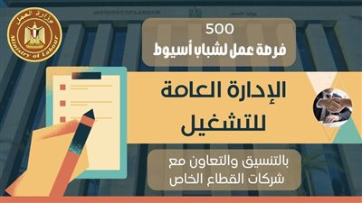 وظائف جديدة للشباب في القطاع الخاص بأسيوط