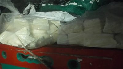 ضبط 2100 كيلو مخلفات جبنة مجهولة المصدر بالفيوم 