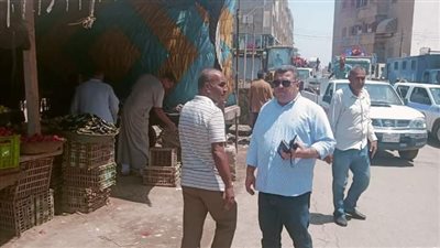 رفع 600 حالة إشغال طريق بمدينة إهناسيا في بني سويف 