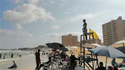 طقس الاسكندرية نار.. وإقبال متوسط على الشواطئ