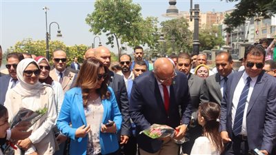  وزيرة التنمية المحلية تفتتح المرحلة الثالثة من ممشى 