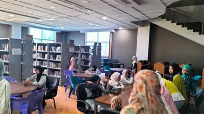 رحلة ميدانية لمكتبة قنا العامة ضمن مبادرة 