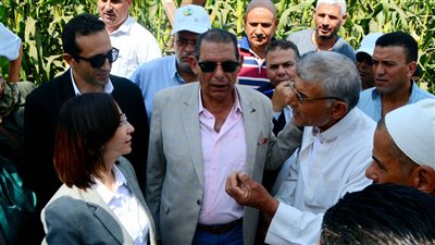 افتتاح موسم حصاد محصول الذرة بالبحيرة