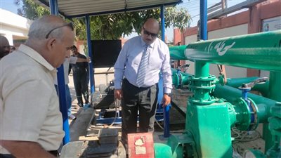 رئيس مياه القناة يتفقد أعمال الاحلال والتجديد بالمحطات 