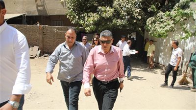 محافظ الجيزة: رصف عدد من الشوارع الداخلية بأحياء العجوزة والعمرانية بالانترلوك 