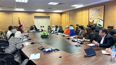 التضامن الاجتماعي والمركز الديموجرافي يبحثان الموقف التنفيذي لمشروع تنمية الأسرة