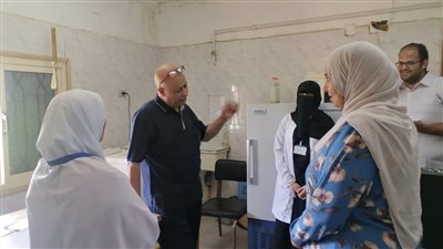 وكيل صحة الفيوم يتفقد الوحدات الصحية بسنورس وطامية