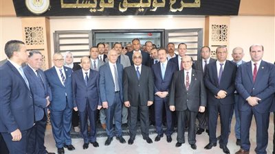 محافظ المنوفية ووزير العدل يتفقدان أعمال تطوير محكمة قويسنا الجزئية
