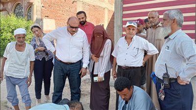 رئيس مياه القناة يستجيب لحل مشاكل منطقة ابو شحاتة