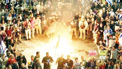 الدم الفلسطينى قربان بقاء جزار تل أبيب