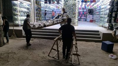 حملات مكبرة لرفع الإشغالات والعوائق بالطرق والشوارع في القليوبية 