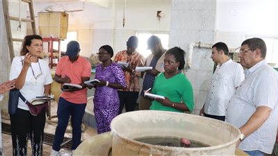 بحوث الثروة السمكية يستقبل وفدًا من مجموعة دول أفريقية للتدريب على الاستزراع السمكي