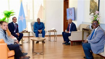 وفد من جامعة حلوان يزور سفارة الصومال الفيدرالية بالقاهرة