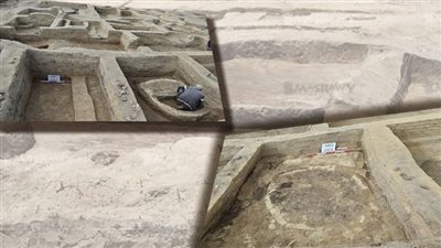 الكشف عن ثكنات عسكرية ومخازن للأسلحة بمنطقة آثار تل الأبقعين بالبحيرة.. صور