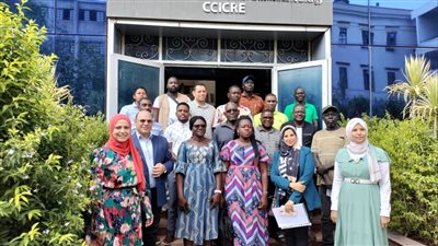 مركز معلومات تغير المناخ يستقبل وفد  من 12 دولة افريقية 