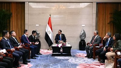 مدبولي يلتقي رئيسي شركتي تيدا و  ينخوا بيفار جروب